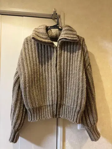 미라 오웬 니트 니트 후드티 자켓 스웨터 milaowen