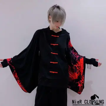 NieR STRETCH PULLOVER 기모노풍 소매 [피안화]