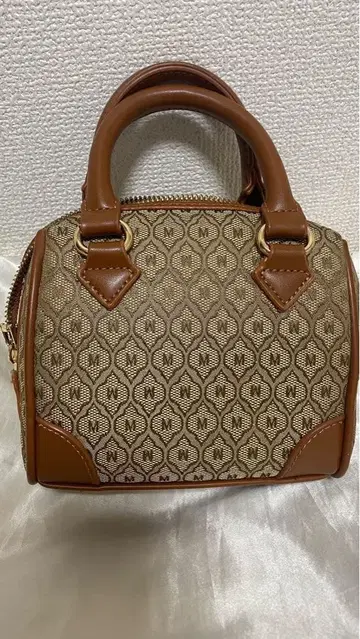 MOUSSY MONOGRAM MINI BOSTON 백 마우지