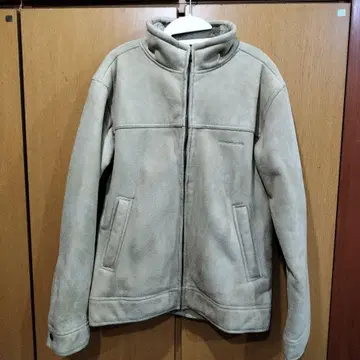 QUIKSILVER 베이지 스웨이드 자켓