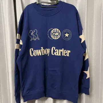 Cowboy Carter 네이비 맨투맨 XXL
