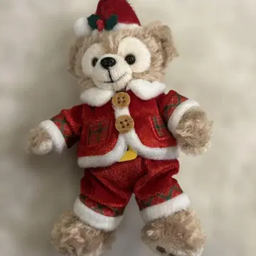 산타 코스튬 봉제 인형 키링