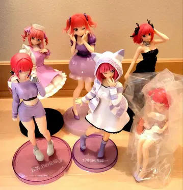 5등분의 신부 나카노 니노 피규어 6체 세트