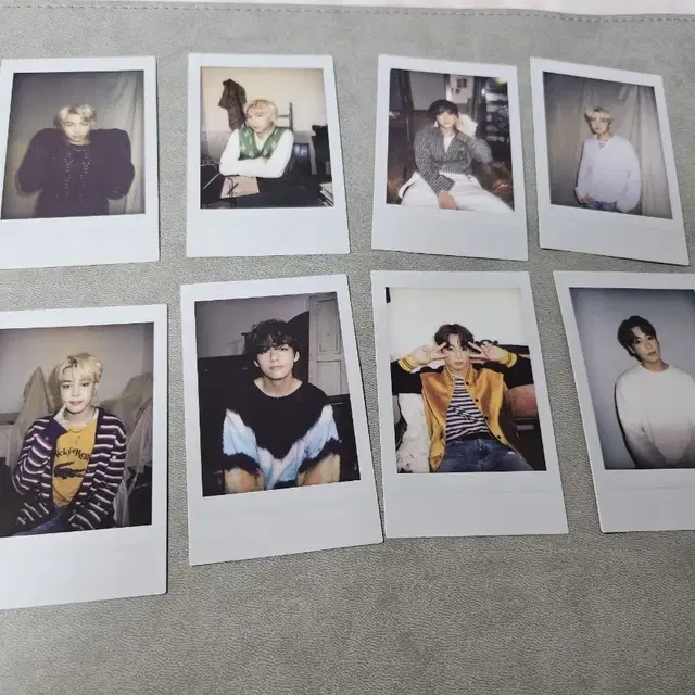 8장 일괄 bts 방탄 데코 키트 폴라로이드 포카