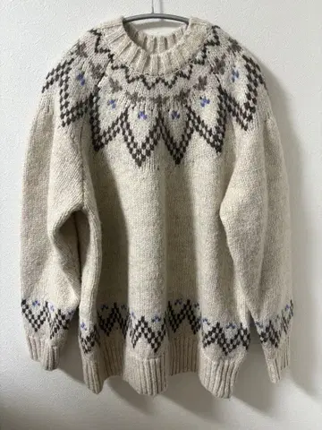 [ WHIMSIC ] 페어아일 패턴 니트 스웨터