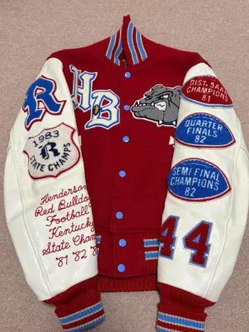 Whitesville 화이츠빌 바시티 자켓