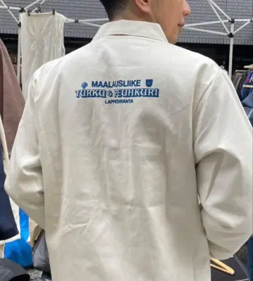 레어 90s 핀란드 워크 자켓 샵코트