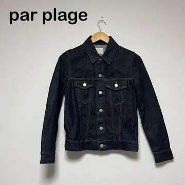 par plage 다크 데님 자켓 면 100% 일본제 38