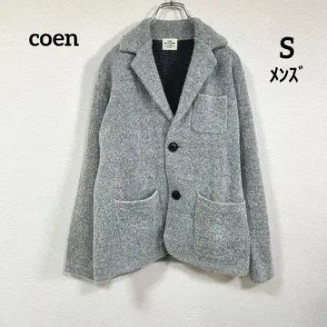 COEN 니트 테일러드 자켓 V넥 깔끔 캐주얼