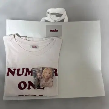 BLACKPINK 로제 ROSET 셔츠 혜택 트레이딩 카드 쇼핑백 세트