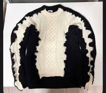 nvetokki 케이블 짜임 니트 스웨터