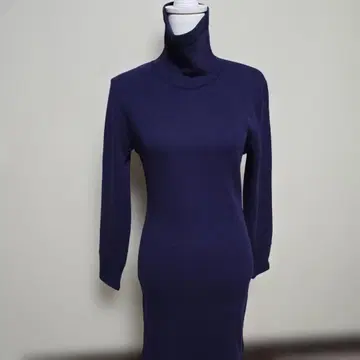 MISSONI 보라색 터틀넥 원피스