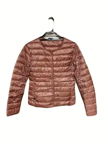 UNIQLO 울트라라이트 다운 핑크 다운 자켓 수납 봉투 포함