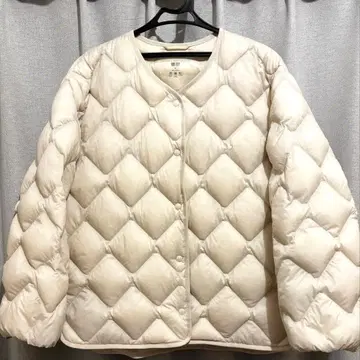 유니클로 울트라 라이트 다운 릴랙스 화이트 XL