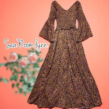 Sea Room Lynn 시루무린 셔링 롱 원피스