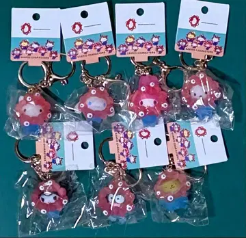 산리오 키리 입체 미야쿠미야쿠 클리어 키링 컴플리트 세트