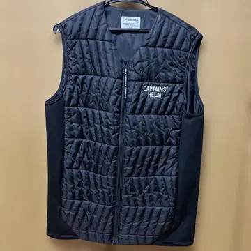 CAPTAINS HELM 블랙 퀼팅 베스트 L