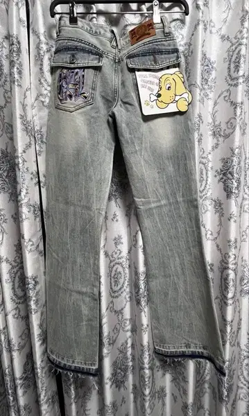 갈피 GAL 로우라이즈 플레어 데님