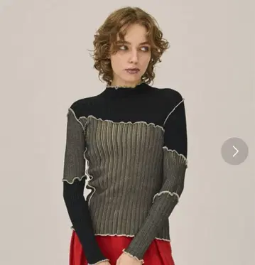 PUBLIC TOKYO 멜로우 립 니트