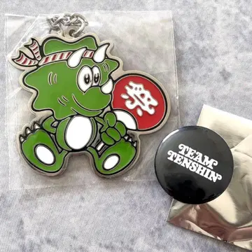 나스카와 텐신 랩 키링 TEAM TENSHIN 캔뱃지 2개 세트