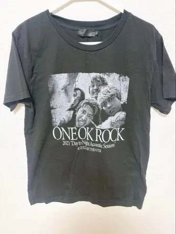 ONEOKROCK 투어 셔츠 블랙 L