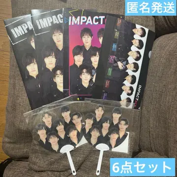 IMPACTors 부채 x 2 + 클리어 파일 x 4의 6종 세트