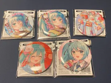 하츠네 미쿠 한나리 교토 럭키 캔뱃지 5종 세트