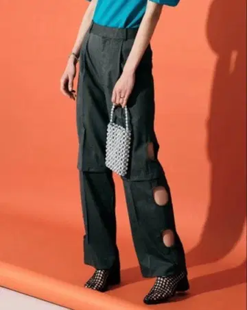 사이드홀 2WAY 팬츠 그레이