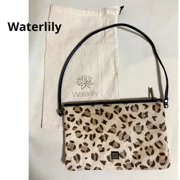 Waterlily 워터릴리 숄더백 송치 레오파드 무늬 포함