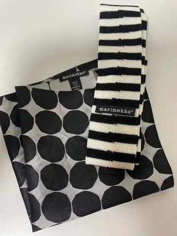marimekko 마리메꼬 넥타이 치프