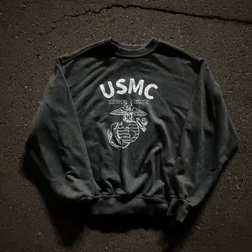 RUSSELL ATHLETIC 90s 맨투맨 밀리터리 USMC 구제 의류