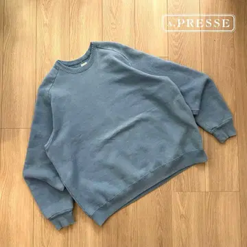 [ A.PRESSE ] VINTAGE SWEAT SHIRT 터콰이즈 3
