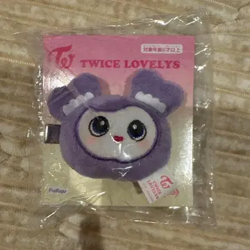 GIGO 한정판 TWICE LOVERYS 봉제 인형 헤어핀 사나 모블리