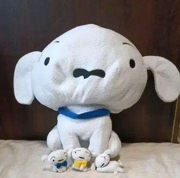 짱구는 못말려(크레용 신짱) 흰둥이 봉제 인형 & 흰둥이 키링