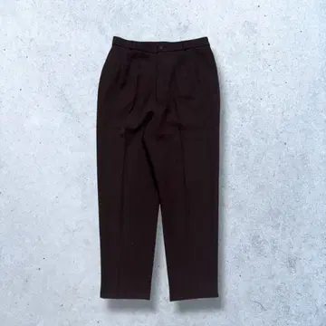 테이퍼드 슬랙스, 깔끔한 브라운, 오피스 캐주얼