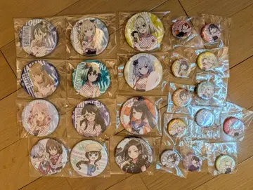 온천무스메 캔 배지 세트