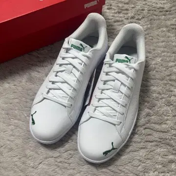 PUMA 화이트 스니커즈 푸마 스매시 캣 퍼프 FS SL