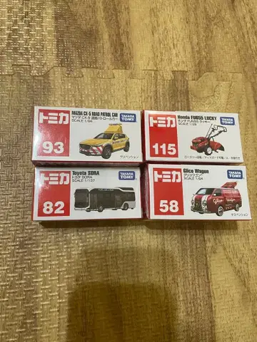 [ 미개봉 새상품 ] 토미카 미니카 4개 세트