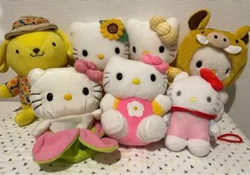 레트로 산리오 봉제 인형 키티 푸딩