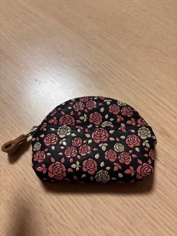 인덴야 꽃무늬 코인 케이스 동전 지갑