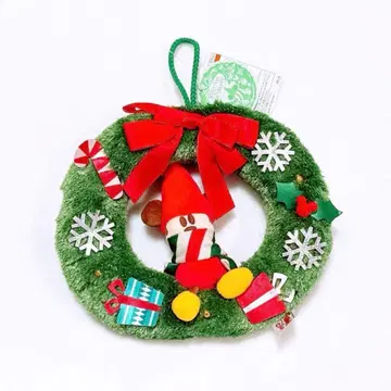 디즈니 릴린린 봉제 인형 리스 크리스마스 리스