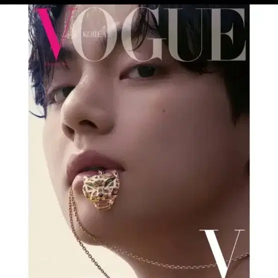 보그 코리아 bts-v 잡지