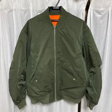 MA-1 플라이트 자켓 올리브 오렌지