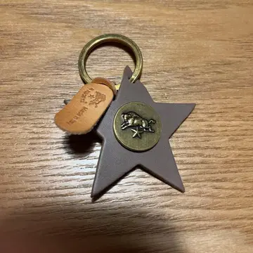 일비종떼 별 모양 키링 그레이 미사용 새상품