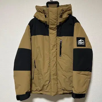 CAMP7 캠핑세븐 육중한 다운 자켓 블랙 로고 포함 L