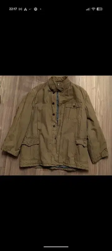 올리브 그린 밀리터리 자켓