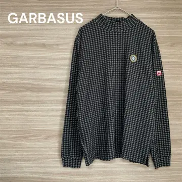 GARBASUS [ L ] 블랙 x 그레이 하운드 투스 터틀넥