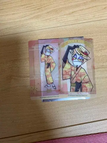 해즈빈 호텔 메모리얼 클리어 카드 루시퍼 2종