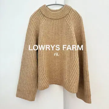 새상품급 로리즈팜 큼직한 로우게이지 니트 오버 사이즈 겨울 모헤어