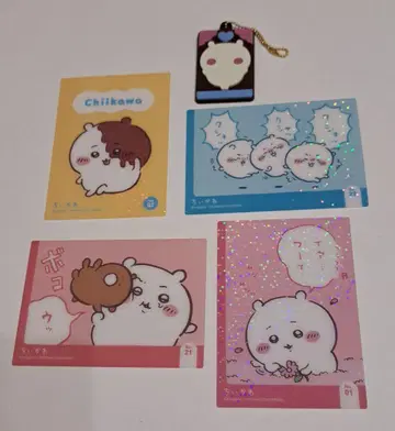 치이카와 캐릭터 파키 키라키라 클리어 카드 치이카와